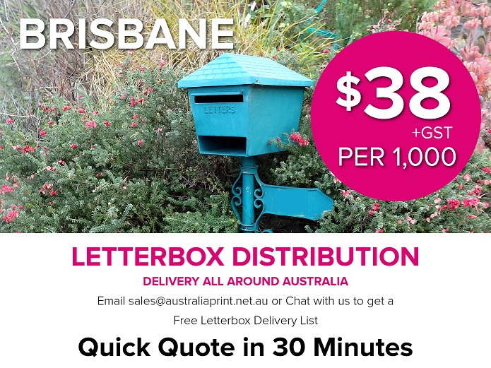 740 for 20,000 Letterbox Distribution Brisbane 1080 for 30,000