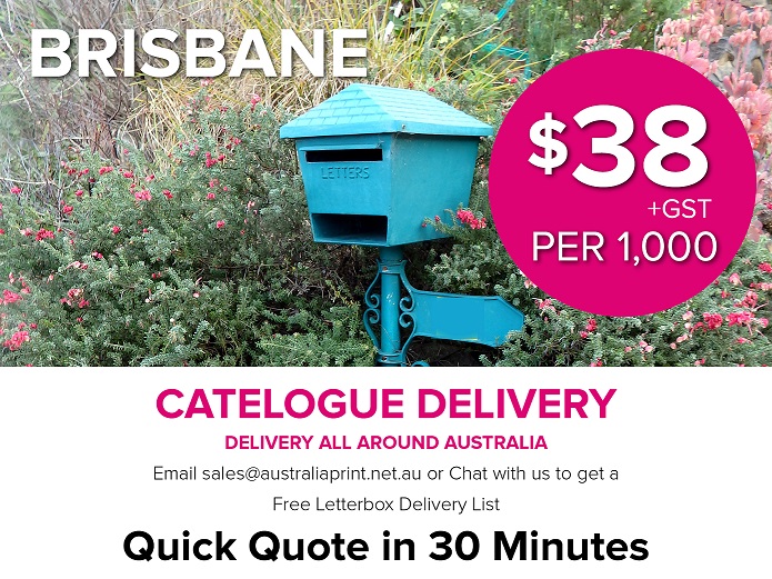 740 for 20,000 Letterbox Delivery Brisbane 1080 for 30,000